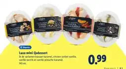 Lidl Luxe mini-ijsdessert aanbieding