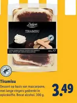Lidl Tiramisu aanbieding
