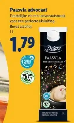 Lidl Paasvla advocaat aanbieding
