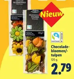 Lidl Chocolade- bloemen/- tulpen aanbieding