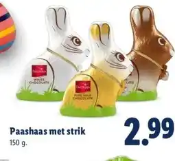 Lidl Paashaas met strik aanbieding