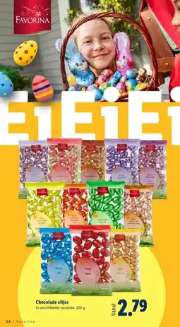 Lidl Chocolade eitjes aanbieding