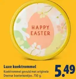 Lidl Luxe koektrommel aanbieding