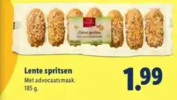 Lidl Lente spritsen aanbieding