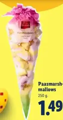 Lidl Paasmarsh- mallows aanbieding