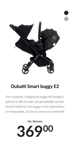 Babypark Dubatti Smart buggy E2 aanbieding