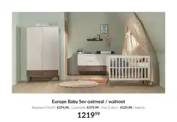 Babypark Europe Baby Sev oatmeal/walnoot aanbieding