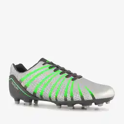 Scapino Dutchy heren FG voetbalschoenen zilver groen aanbieding