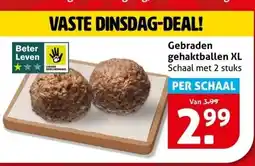 Hoogvliet Gebraden gehaktballen XL aanbieding