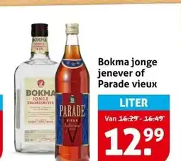 Hoogvliet Bokma jonge jenever of Parade vieux aanbieding
