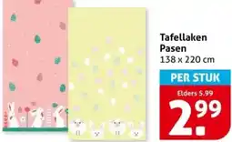 Hoogvliet Tafellaken Pasen aanbieding