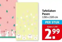 Hoogvliet Tafellaken Pasen aanbieding