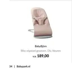 Babypark BabyBjörn aanbieding
