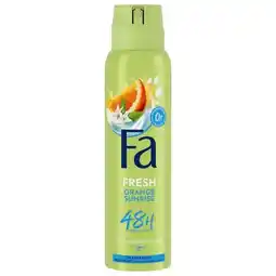 Trekpleister Fa Orange Sunrise Deodorant Spray aanbieding