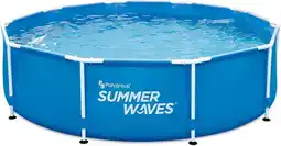 Top1Toys Summer Waves Zwembad Active Frame 305 X 76 cm + filterpomp aanbieding