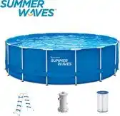 Top1Toys Summer Waves Zwembad Active Frame 457 X 122 cm + filterpomp aanbieding