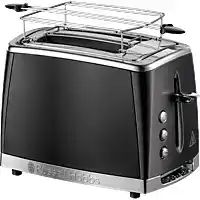 Wehkamp Russell Hobbs Matte Black 2 Slice Broodrooster 26150-56 aanbieding