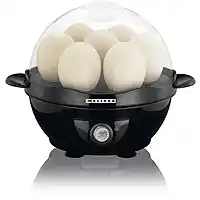 Wehkamp Melissa 16270021 - Eierkoker 7 eieren, zwart aanbieding