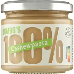 Jumbo Jumbo's 100% Cashewpasta 180 g aanbieding