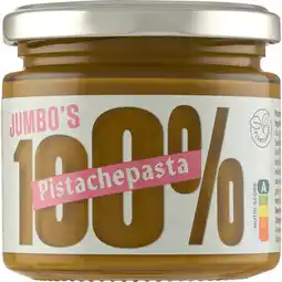 Jumbo Jumbo's 100% Pistachepasta 180 g aanbieding