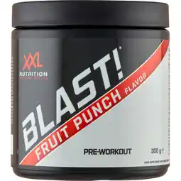 Jumbo XXL Nutrition Blast! Fruit Punch Flavor Pre-Workout 300 g aanbieding