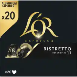 Jumbo L'OR Espresso Ristretto Aluminium Capsules 20 Stuks 104 g aanbieding