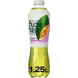 Jumbo Fuze Tea Green Tea Tropical Passionfruit Taste 1,25 L aanbieding