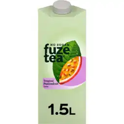 Jumbo Fuze Tea Tropical Passionfruit Taste with Green Tea Extract 1,5 L aanbieding
