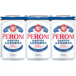 Jumbo Peroni Nastro Azzurro 6 x 330ML aanbieding