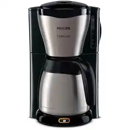 Wehkamp Philips Café Gaia Koffiezetapparaat Thermal Black Metal HD7548/20 aanbieding