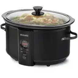 Expert Brabantia BBEK1083MB Slowcooker Zwart aanbieding