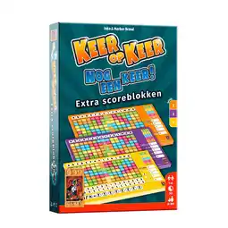 Wehkamp 999 Games keer op keer scoreblok 3 stuks level 2, 3 en 4 uitbreidingsspel aanbieding