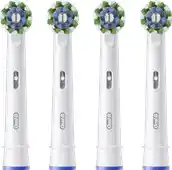 Wehkamp Oral-B Pro Cross Action opzetborstels - wit - 4 stuks aanbieding