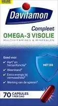 Wehkamp Davitamon Compleet Omega-3 Visolie capsules - 70 stuks aanbieding