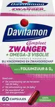 Wehkamp Davitamon Compleet Zwanger Omega-3 Visolie capsules - bij kinderwens & zwangerschap - 60 stuks aanbieding