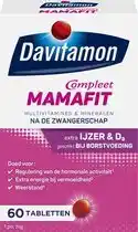Wehkamp Davitamon Mamafit tabletten - na de zwangerschap - 60 stuks aanbieding