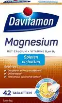 Wehkamp Davitamon Magnesium Spieren & Botten tabletten - 42 stuks aanbieding