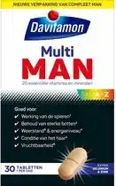 Wehkamp Davitamon Multi Man tabletten - 30 stuks aanbieding