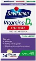 Wehkamp Davitamon Vitamine D capsules - 24 stuks aanbieding