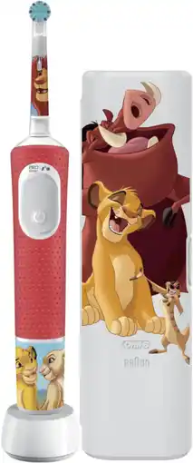 Wehkamp Oral-B Pro Kids The Lion King elektrische tandenborstel + Reisetui aanbieding