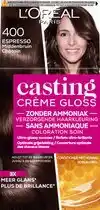 Wehkamp L'Oréal Paris Casting Crème Gloss Casting Crème Gloss Middenbruin 400 aanbieding