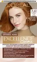 Wehkamp L'Oréal Paris Excellence Crème Universal Nudes permanente haarkleuring - 7UR Koperrood aanbieding