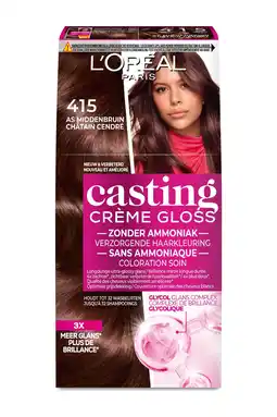 Wehkamp L'Oréal Paris Casting Crème Gloss Casting Crème Gloss Midden As Kastanjebruin 415 aanbieding