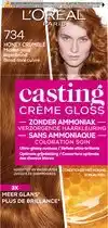 Wehkamp L'Oréal Paris Casting Crème Gloss Casting Crème Gloss Midden Goud Koperblond 734 aanbieding