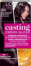 Wehkamp L'Oréal Paris Casting Crème Gloss Casting Crème Gloss Violet Bruin 316 aanbieding