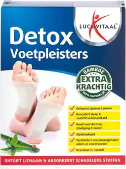 Wehkamp Lucovitaal Detox Voetpleisters - 10 stuks aanbieding