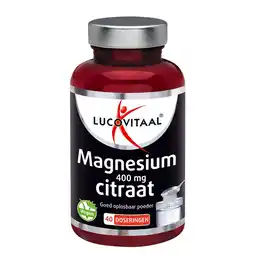 Wehkamp Lucovitaal Magnesium Citraat poeder 400mg - 40 doseringen aanbieding
