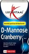 Wehkamp Lucovitaal D-Mannose Cranberry - 60 tabletten aanbieding