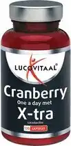 Wehkamp Lucovitaal Cranberry One a Day X-tra - 120 capsules aanbieding