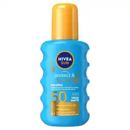 Wehkamp NIVEA SUN protect & bronze sun spray SPF 50 - 200 ml aanbieding